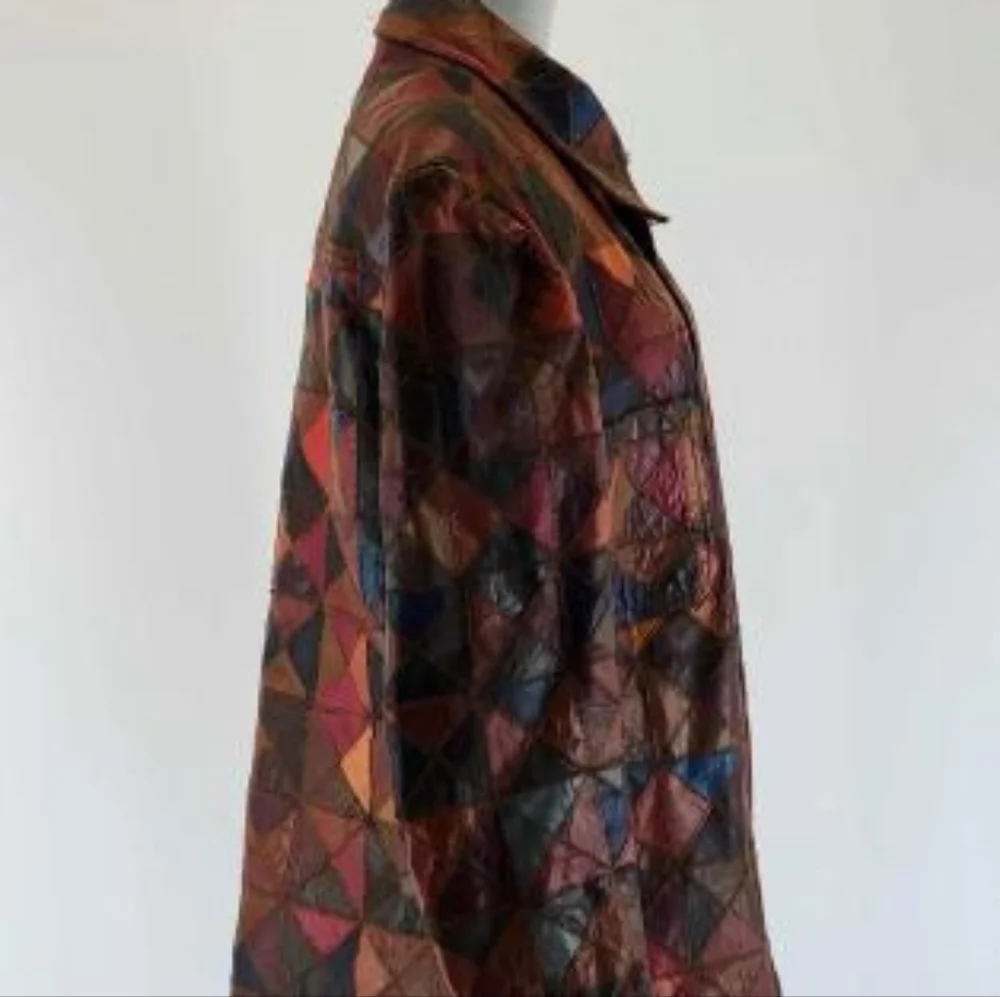 Gordon & Ferguson Co. Field and Stream leather patchwork vintage jacket - Picture 4 of 14